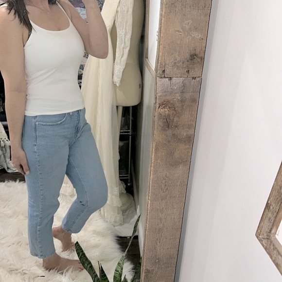 Eddie Bauer cotton white tank camisole size medium - Picture 2 of 4